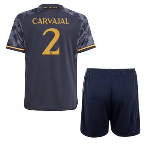 Dětský Fotbalový dres Real Madrid Daniel Carvajal #2 2023-24 Venkovní Krátký Rukáv (+ trenýrky)
